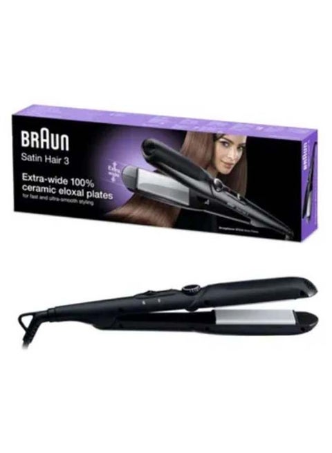 Satin Hair 3 Straightner Black