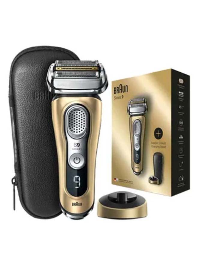 BRAUN Series 9 Syncro Sonic Technology Shaver With 10D Flex Head Set Gold/Silver/Black - Image 1