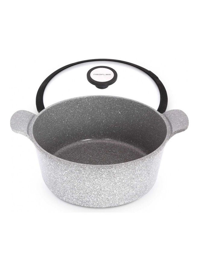 نيو فلام - طقم أدوات طهي فاخر من فن ماربل مكون من 15 قطعة يتضمن صينية واحدة مع غطاء، 1xcasserole مع غطاء، 1xcasserole مع غطاء، 1xcasserole مع غطاء، 1xfrypan، 4xSilicon Tools، 1xset من السيليكون، 2xbakeware set، 1xroaster، 1Xcup Maven، 1XBakaking Tray متعدد الألوان 28سم - Image 1