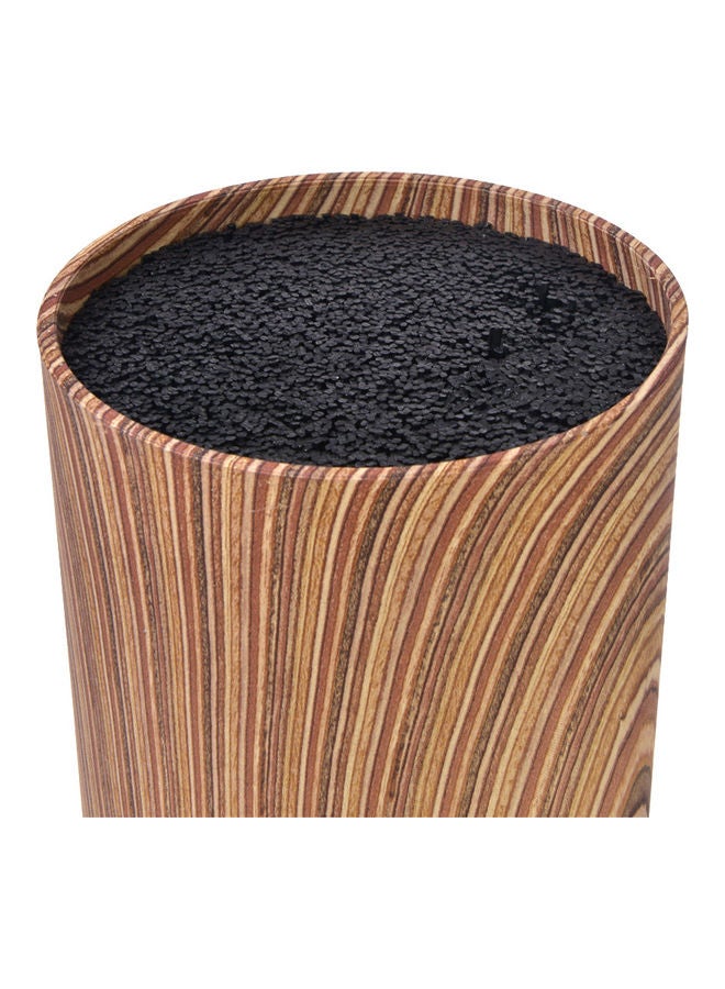 Fissman - Round Shaped Kitchen Knife Organizer Brown 11 x 22cm - Image 1