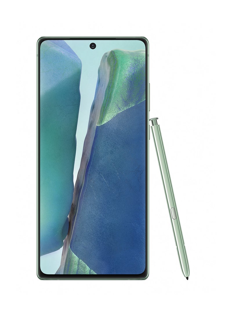 سامسونج - Renewed - Galaxy Note20 Dual SIM Mystic Green 8GB RAM 256GB 4G LTE - UAE Version - Image 1