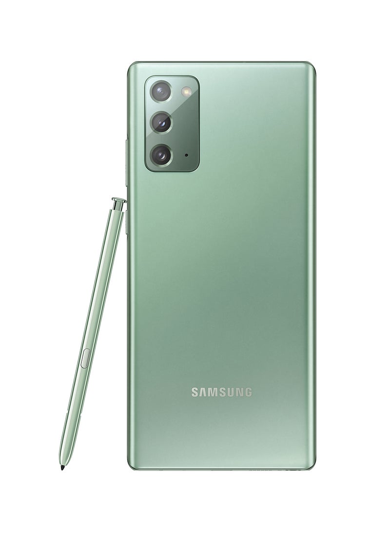 سامسونج - Renewed - Galaxy Note20 Dual SIM Mystic Green 8GB RAM 256GB 4G LTE - UAE Version - Image 1