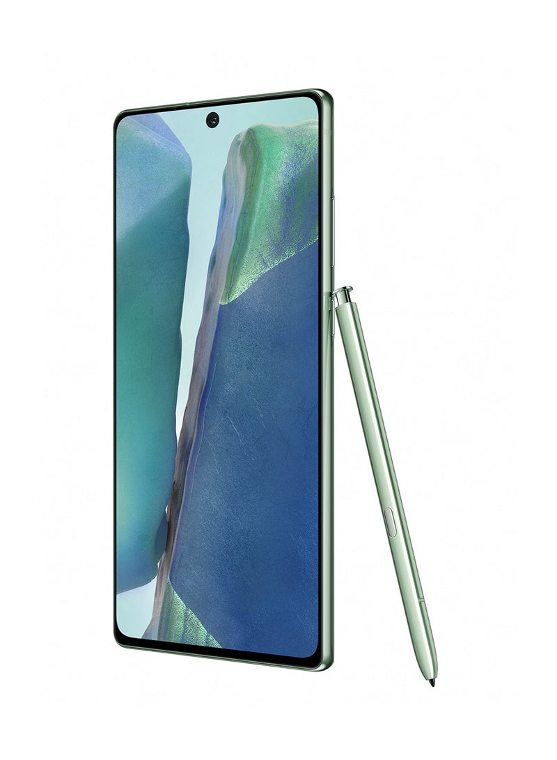 سامسونج - Renewed - Galaxy Note20 Dual SIM Mystic Green 8GB RAM 256GB 4G LTE - UAE Version - Image 1