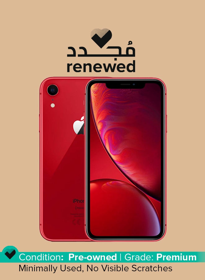 Apple Renewed - iPhone XR With Facetime Red 256GB 4G LTE - Image 1