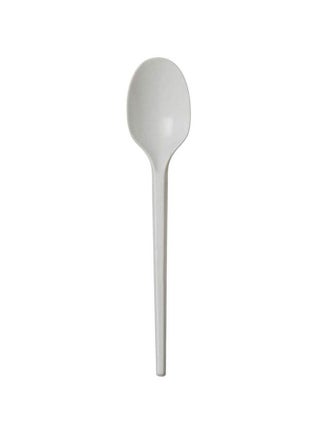Hotpack Disposable Cutlery Plastic Desert Spoon White, 50 Pieces White - view 4