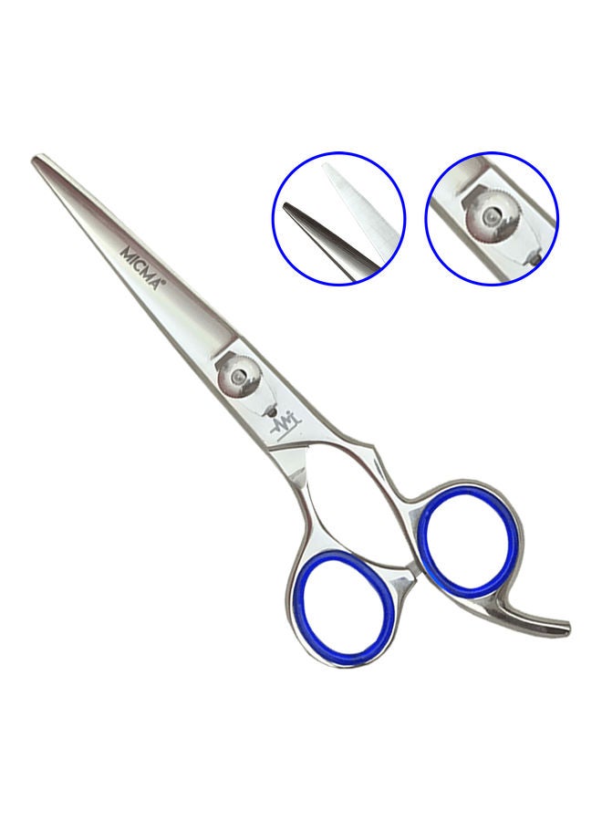 MICMA Hair Cutting Scissor Hairdressing Barber Cutting Shear for Men Women, Professional Barber Scissors 6.5 Inch Silver 6.5inch  - Image 4