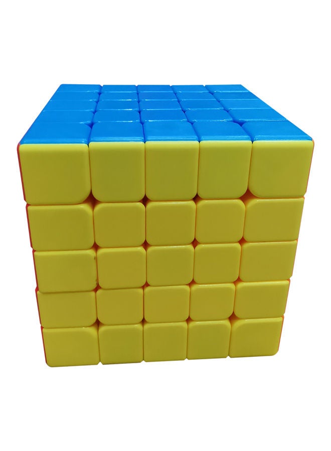 لعبة أحجية المكعب السحري من دون ملصقات لتنشيط الدماغ وتخفيف الضغط 6.4 x 6.4سم - Image 4