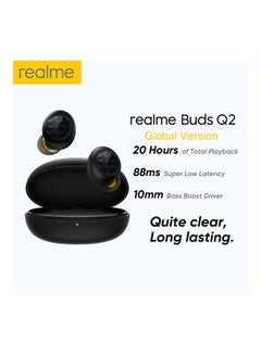 ريل مي Q2 True Wireless Stereo BT5.0 Earphones Black  - Image 1
