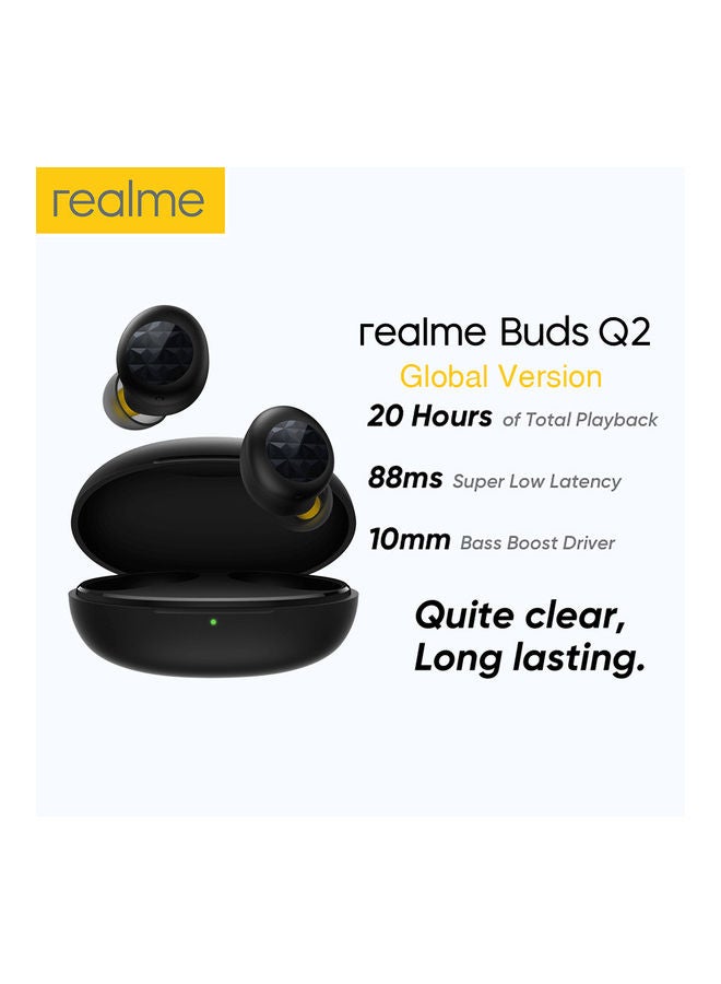 ريل مي Q2 True Wireless Stereo BT5.0 Earphones Black  - Image 1