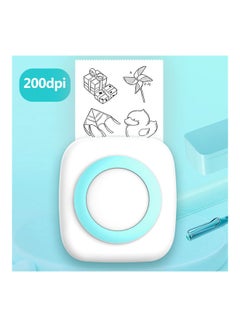 Generic Mini Thermal Printer Blue/White  - Image 2