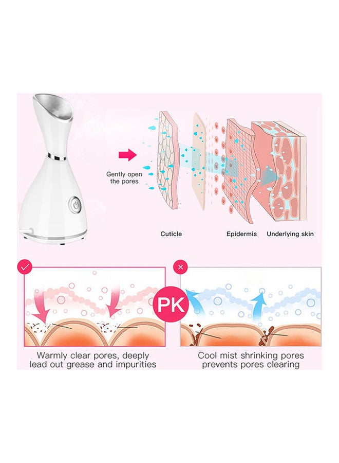 Nano Facial Steamer Spray White 11x17x17.5cm - https://f.nooncdn.com/p/v1630068594/N50509561A_4.jpg?format=jpg&width=original