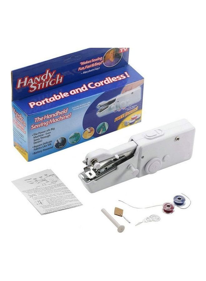 ICS Portable Mini Handheld Sewing Machine AS9001 White - Image 2