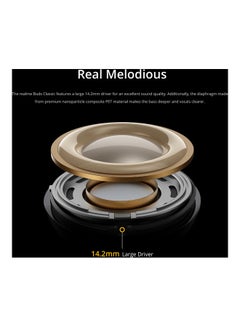 realme Classic 1.3m Wired Earbuds Black  - Image 3
