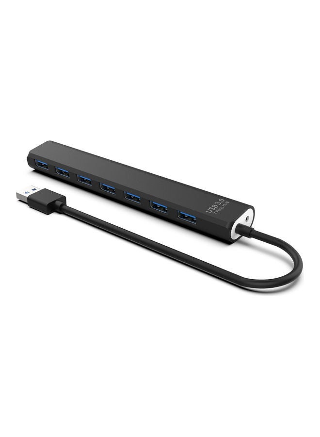 USB HUB Data Transmission Safe Charging for Notebook Black  - Image 1