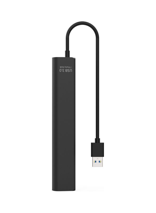 USB HUB Data Transmission Safe Charging for Notebook Black  - Image 2