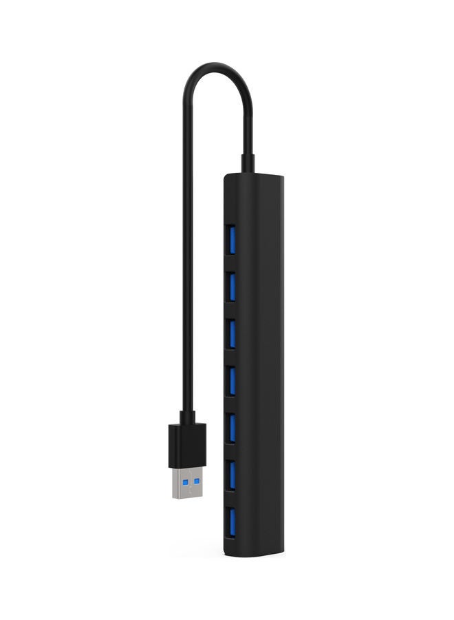 USB HUB Data Transmission Safe Charging for Notebook Black  - Image 3