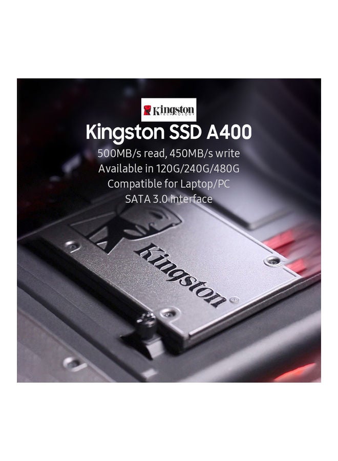 Kingston - SSD A400 Solid State Disks 240GB Black - Image 1