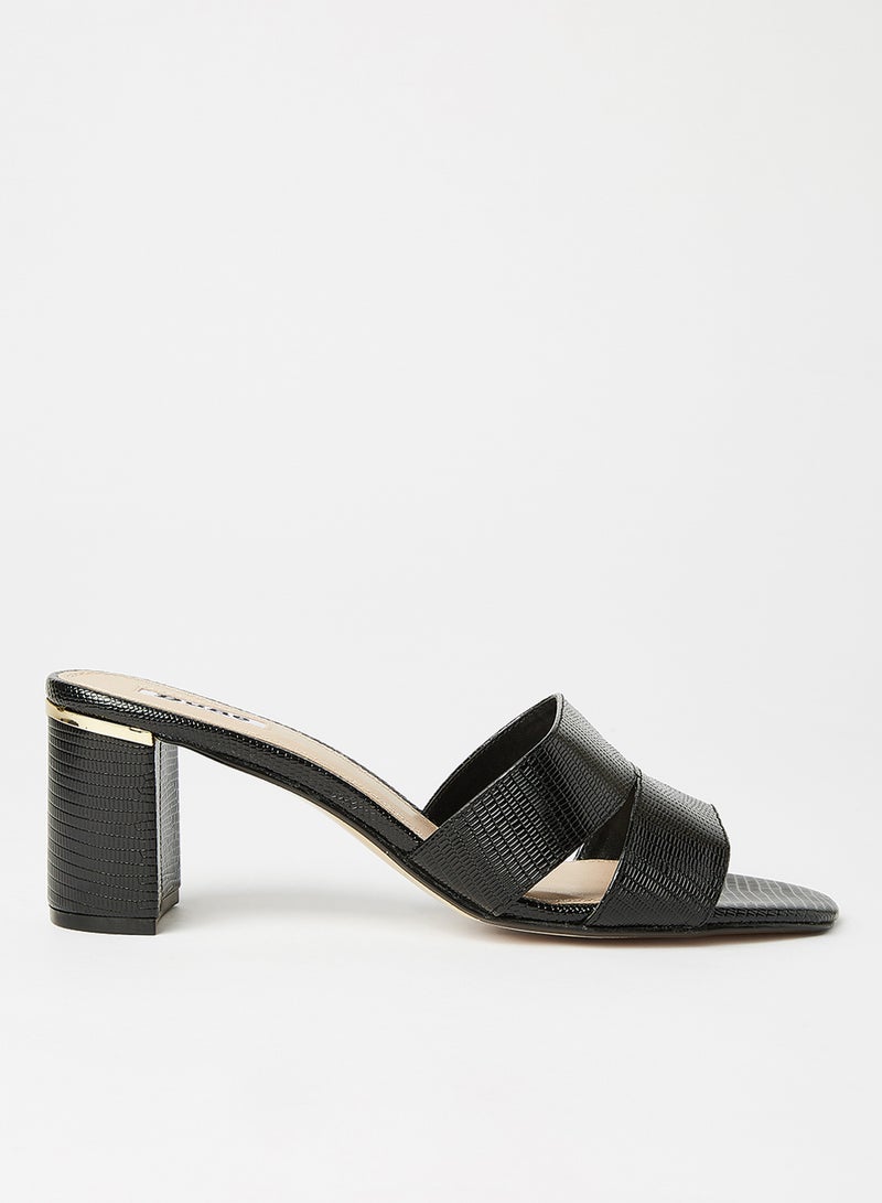 Dune LONDON - Merlotte Di Block Heel Sandals Black - Image 1