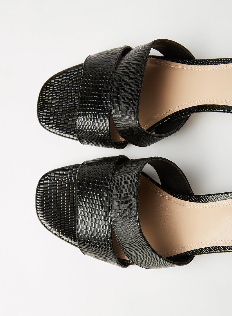 Dune LONDON - Merlotte Di Block Heel Sandals Black - Image 1