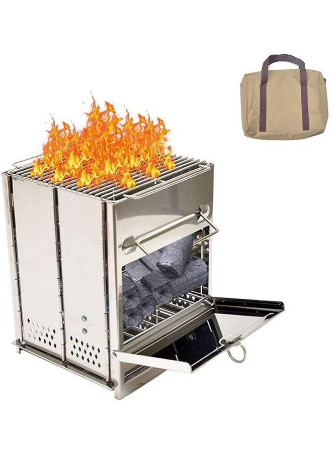 XiuWoo Stainless Steel Potable Folding Stove - Image 1