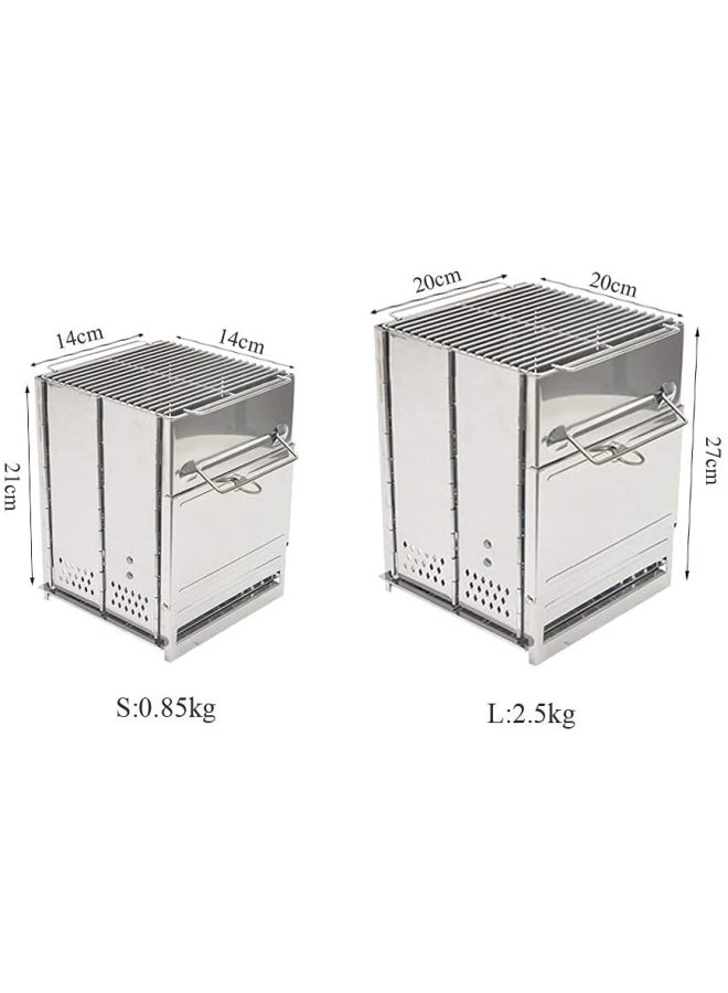 XiuWoo Stainless Steel Potable Folding Stove - Image 2