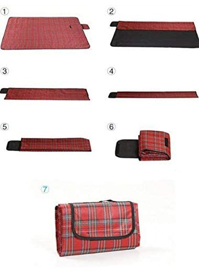 XiuWoo Waterproof Outdoor Picnic Mat One Size - Image 3