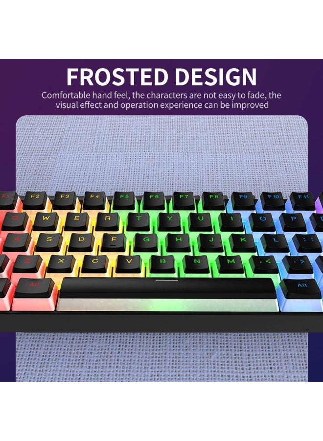 Ajazz PBT 108 Keys Pudding Keycap Set White  - Image 5