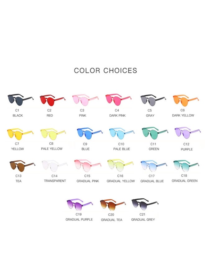 Western Style Rimless  Sunglasses - Image 2