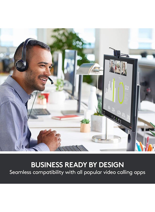 Logitech C920e Business 1080P HD Webcam Black - Image 5