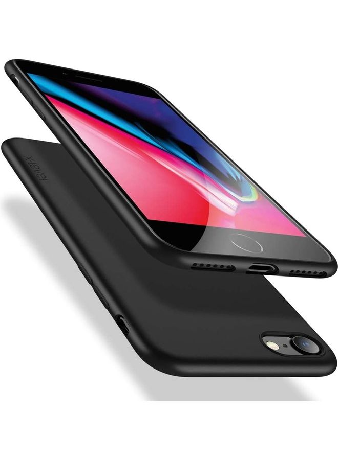 أي سي إس غطاء حماية واقي لهاتف أبل آيفون SE/7/8 أسود - Image 1