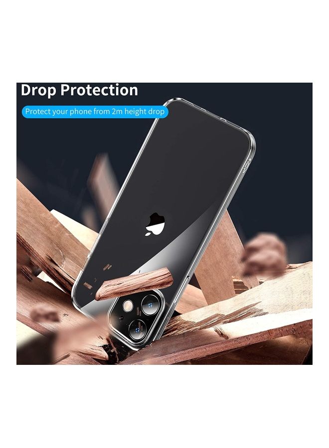 ICS 2-Piece Protective Case Cover And Tempered Glass Screen Protector For Apple iPhone 12 mini Clear - Image 2