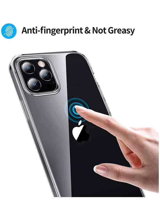 ICS 2-Piece Protective Case Cover And Tempered Glass Screen Protector For Apple iPhone 12 Pro Max Clear - Image 2