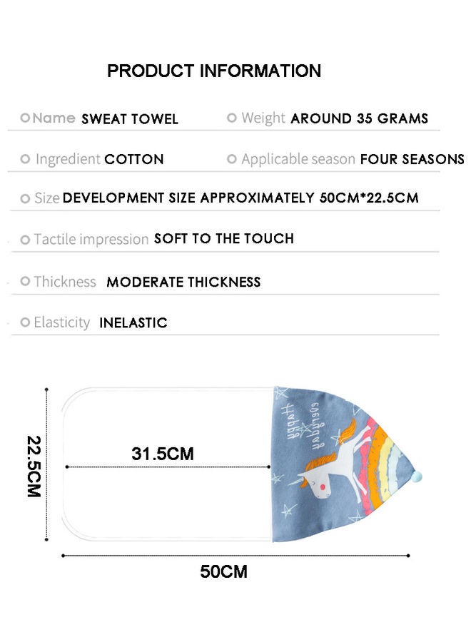 Muslin Tree Five-Layer Sweat-Absorbent Cotton Towel  - Image 5