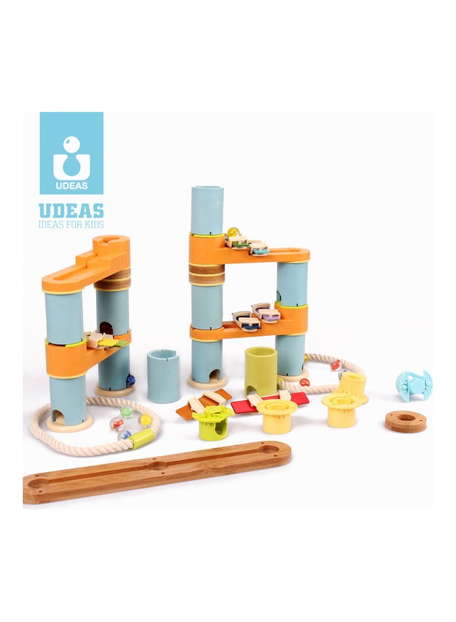 UDEAS Bamboo Marble Run Set One Size - Image 3