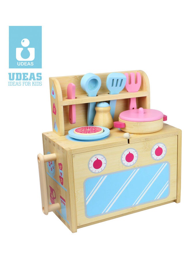 UDEAS Wooden Kitchen Role Play Set One Size - Image 1