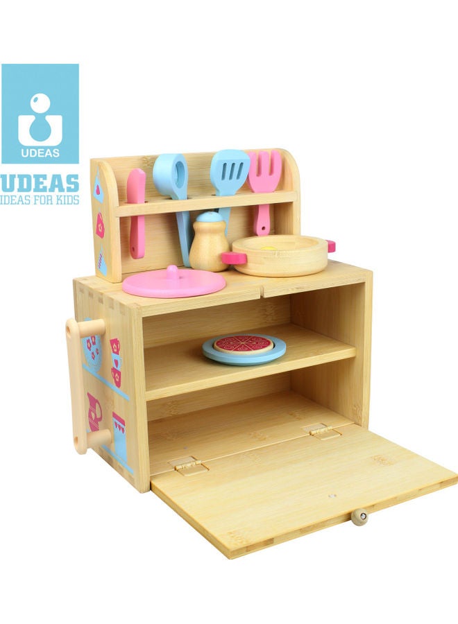 UDEAS Wooden Kitchen Role Play Set One Size - Image 2