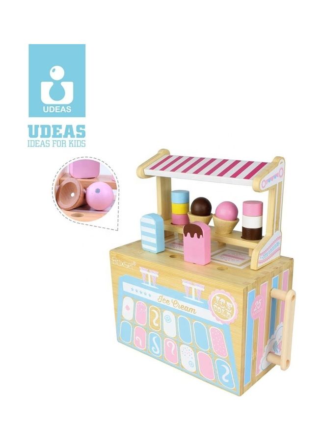 UDEAS Wooden Ice Cream Role Play Set One Size - Image 1