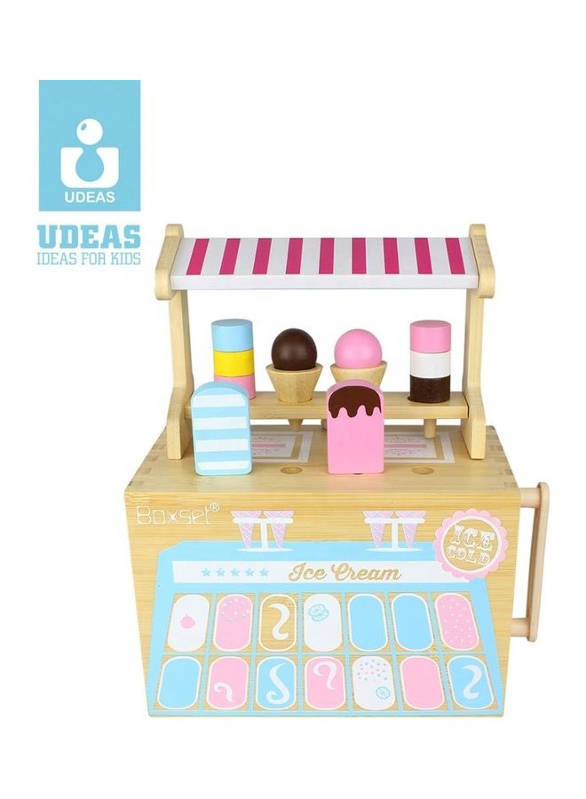 UDEAS Wooden Ice Cream Role Play Set One Size - Image 2