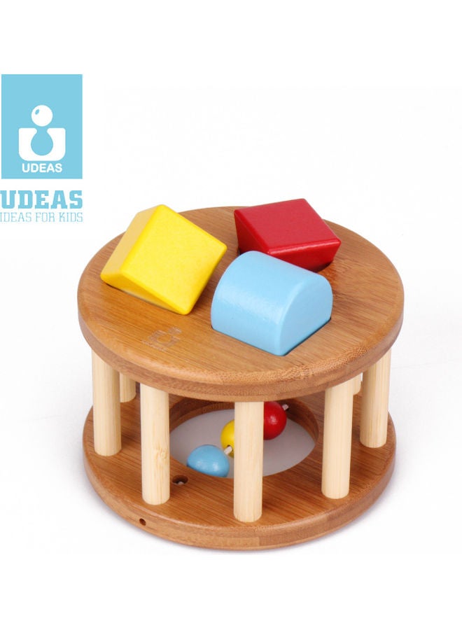 UDEAS Bamboo Wood Shape Sorter Toy Rattle One Size - Image 4
