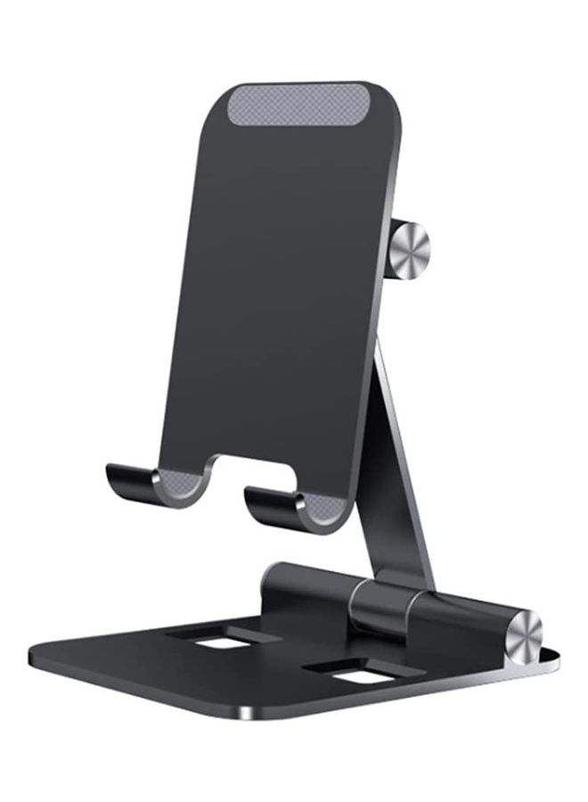 حامل للهاتف المحمول متوافق مع هاتف أبل آيفون 12 وآي باد وسامسونج نوت 20. أسود - Image 1