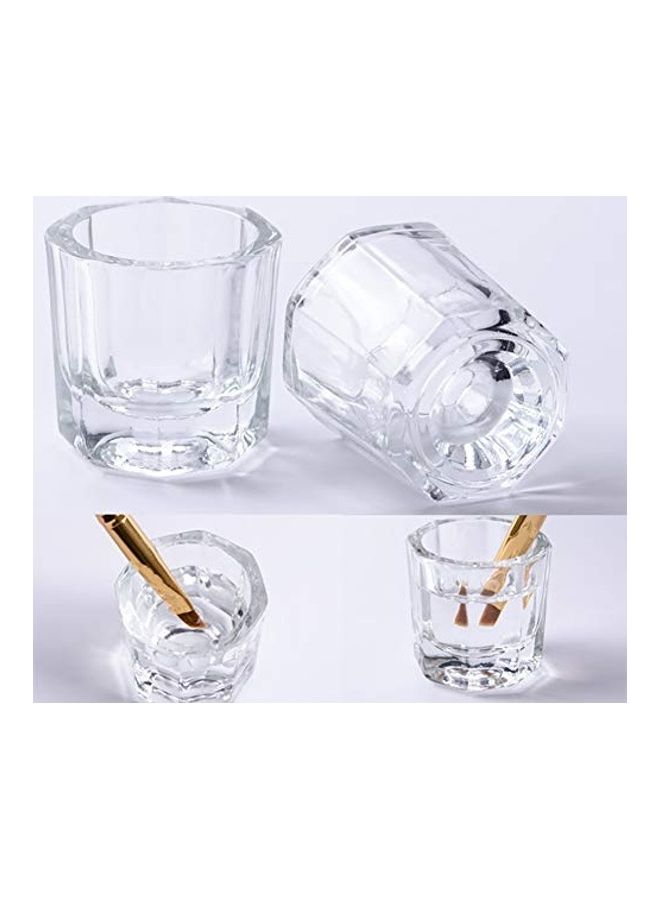 طقم مكون من قطعتين من بودرة الأكريليك السائلة لتزيين الأظافر - Image 1