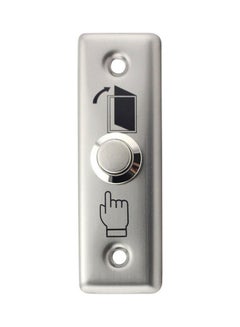 Exit Door Button Silver