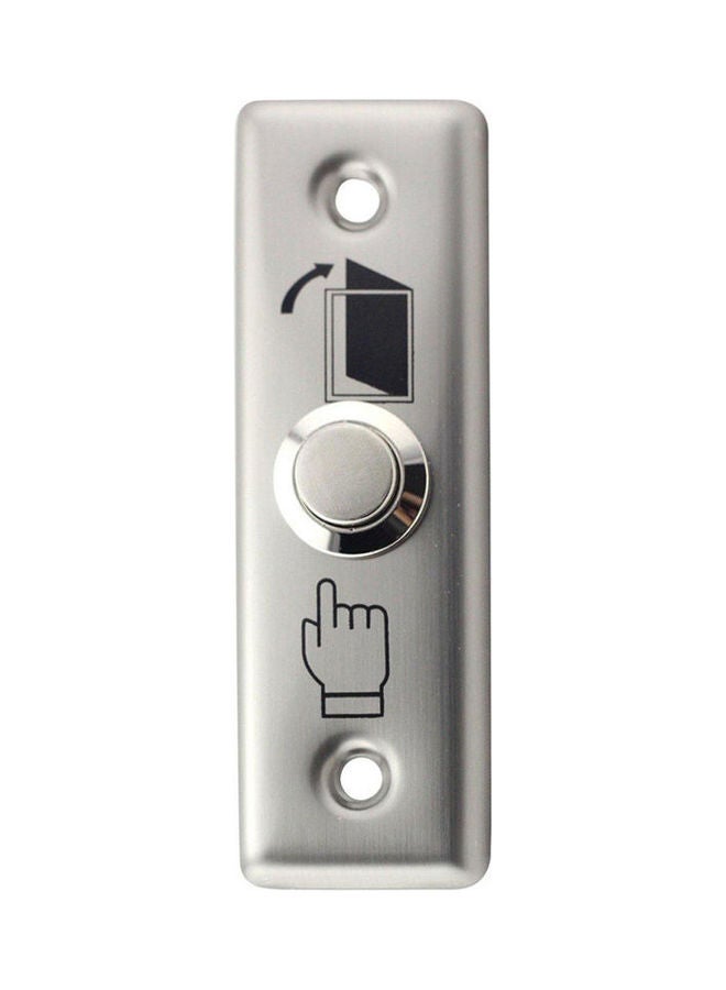 ZKTeco - Exit Door Button Silver - Image 1