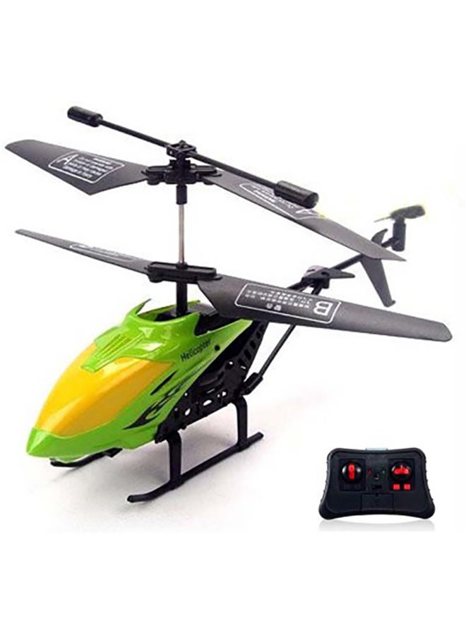 ال بي طائرة هليكوبتر خضراء بهيكل متين عالي الأداء مع جهاز تحكم عن بعد 43سم - Image 2