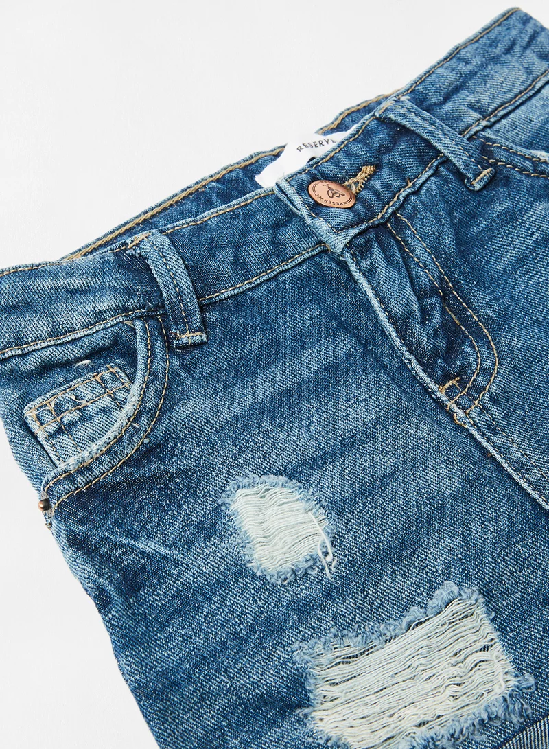 Reserved Kids/Teen Denim Shorts Navy