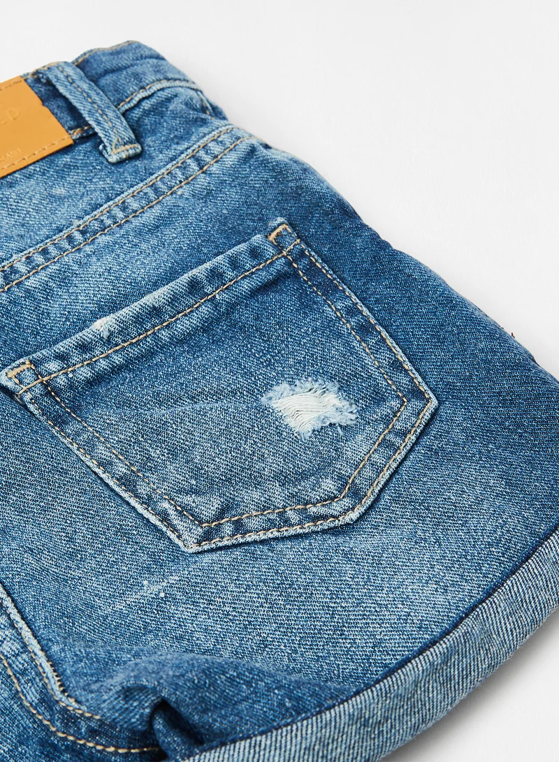 Reserved Kids/Teen Denim Shorts Navy