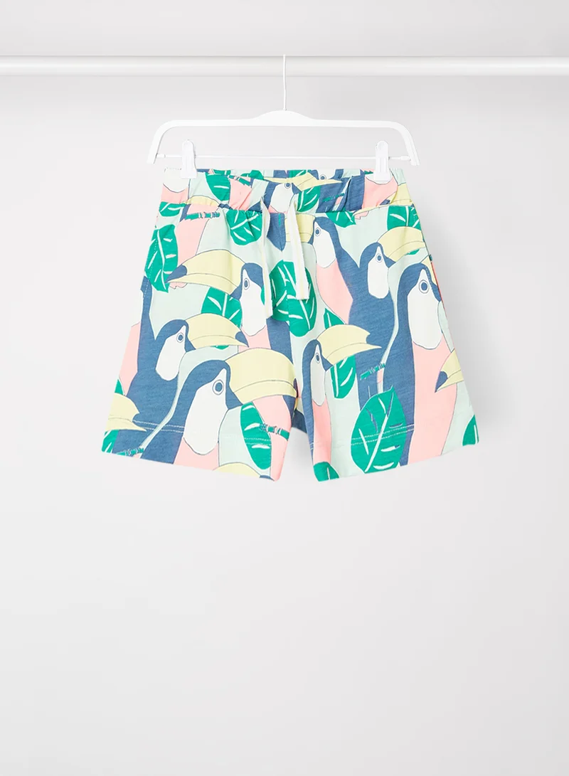 SMYK Teen Bird Print Shorts