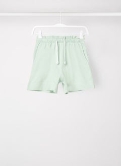 Kids Drawstring Waist Shorts Blue