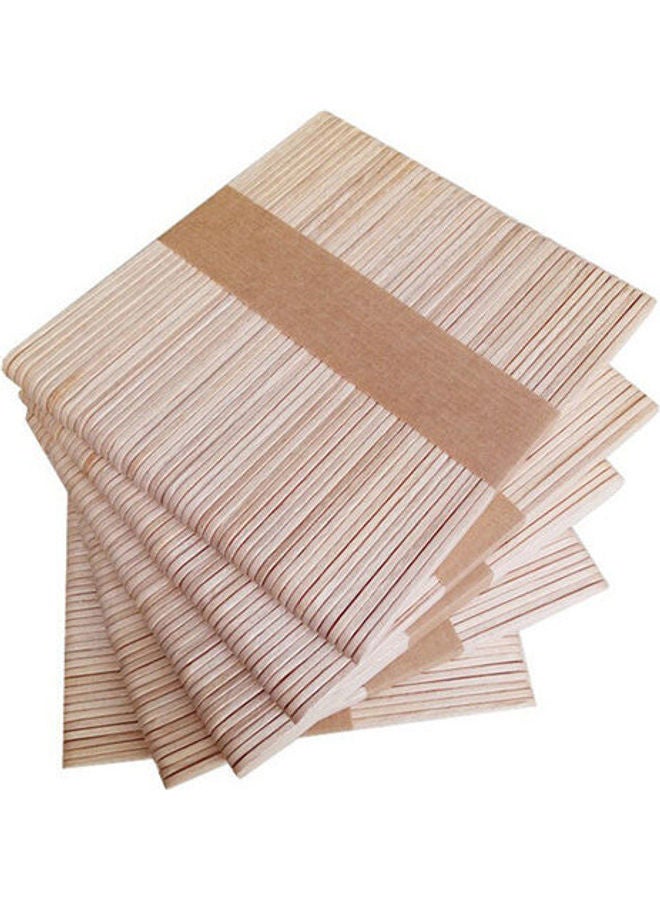 خافض لسان خشب أبيض متوسط