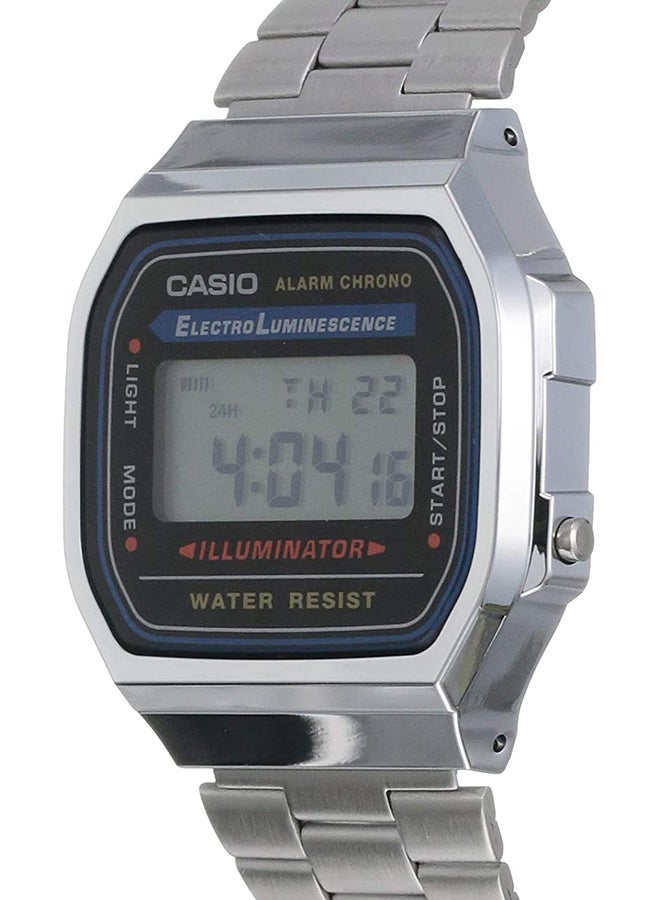 CASIO Men's Stainless Steel Digital Wrist Watch A168WA-1WDF  Silver  - Image 2